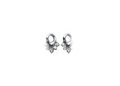 Rhodium Plated | Clip Earrings